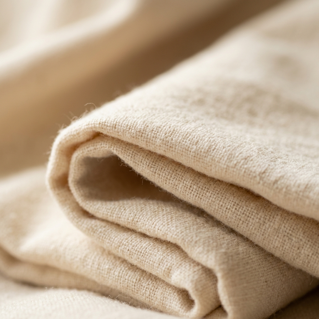 Raw organic cotton used in QutyMom's premium export quality baby clothing